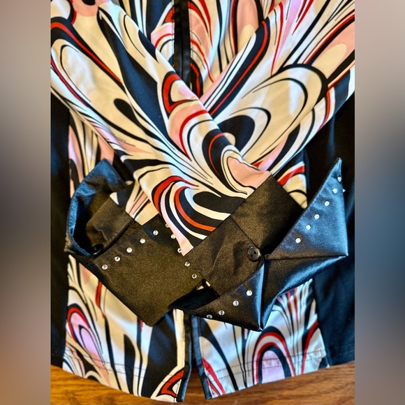 Smith Brothers Women’s Small Horse Show Shirt w/ Bling and Zipper - Picture 8 of 8